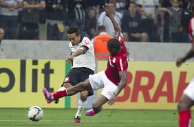 Durante o jogo entre Corinthians x Internacional/RS, realizada esta noite na Arena Corinthians, vlida pela 10 rodada do Campeonato Brasileiro de 2014