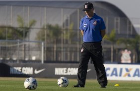 Durante o treino desta tarde no CT Joaquim Grava, Parque Ecolgico do Tiete, zona leste de So Paulo. O prximo jogo da equipe ser quarta-feira, dia 23/07, contra o Bahia/BA, jogo de ida vlido pela Copa do Brasil 2014