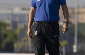 Durante o treino desta tarde no CT Joaquim Grava, Parque Ecolgico do Tiete, zona leste de So Paulo. O prximo jogo da equipe ser quarta-feira, dia 23/07, contra o Bahia/BA, jogo de ida vlido pela Copa do Brasil 2014