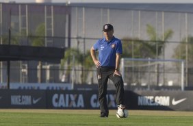 Durante o treino desta tarde no CT Joaquim Grava, Parque Ecolgico do Tiete, zona leste de So Paulo. O prximo jogo da equipe ser quarta-feira, dia 23/07, contra o Bahia/BA, jogo de ida vlido pela Copa do Brasil 2014