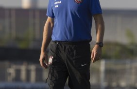 Durante o treino desta tarde no CT Joaquim Grava, Parque Ecolgico do Tiete, zona leste de So Paulo. O prximo jogo da equipe ser quarta-feira, dia 23/07, contra o Bahia/BA, jogo de ida vlido pela Copa do Brasil 2014