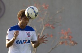 Durante o treino desta tarde no CT Joaquim Grava, Parque Ecolgico do Tiete, zona leste de So Paulo. O prximo jogo da equipe ser quarta-feira, dia 23/07, contra o Bahia/BA, jogo de ida vlido pela Copa do Brasil 2014