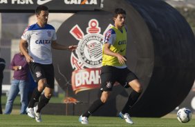 Durante o treino desta tarde no CT Joaquim Grava, Parque Ecológico do Tiete, zona leste de São Paulo. O próximo jogo da equipe será quarta-feira, dia 23/07, contra o Bahia/BA, jogo de ida válido pela Copa do Brasil 2014