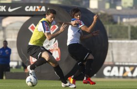 Durante o treino desta tarde no CT Joaquim Grava, Parque Ecológico do Tiete, zona leste de São Paulo. O próximo jogo da equipe será quarta-feira, dia 23/07, contra o Bahia/BA, jogo de ida válido pela Copa do Brasil 2014