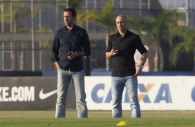 Durante o treino desta tarde no CT Joaquim Grava, Parque Ecolgico do Tiete, zona leste de So Paulo. O prximo jogo da equipe ser quarta-feira, dia 23/07, contra o Bahia/BA, jogo de ida vlido pela Copa do Brasil 2014