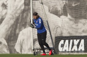 Durante o treino desta tarde no CT Joaquim Grava, Parque Ecolgico do Tiete, zona leste de So Paulo. O prximo jogo da equipe ser quarta-feira, dia 23/07, contra o Bahia/BA, jogo de ida vlido pela Copa do Brasil 2014