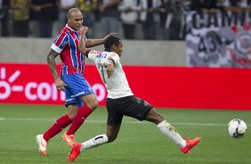 Durante o jogo entre Corinthians x Bahia/BA, realizada esta noite na Arena Corinthians, jogo de ida vlido pela Copa do Brasil 2014