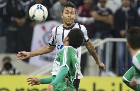 Durante o jogo entre Corinthians x Palmeiras, realizado esta tarde na Arena Corinthians, válido pela 12ª rodada do Campeonato Brasileiro de 2014