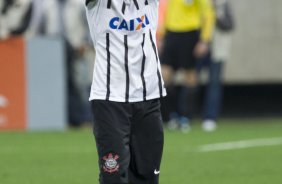 Durante o jogo entre Corinthians x Palmeiras, realizado esta tarde na Arena Corinthians, válido pela 12ª rodada do Campeonato Brasileiro de 2014