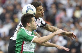 Durante o jogo entre Corinthians x Palmeiras, realizado esta tarde na Arena Corinthians, válido pela 12ª rodada do Campeonato Brasileiro de 2014