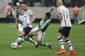 Durante o jogo entre Corinthians x Palmeiras, realizado esta tarde na Arena Corinthians, válido pela 12ª rodada do Campeonato Brasileiro de 2014