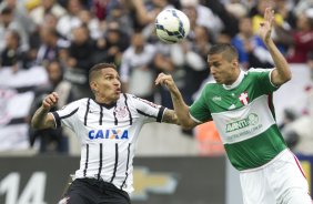 Durante o jogo entre Corinthians x Palmeiras, realizado esta tarde na Arena Corinthians, válido pela 12ª rodada do Campeonato Brasileiro de 2014