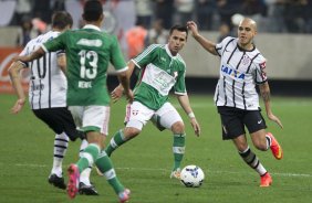 Durante o jogo entre Corinthians x Palmeiras, realizado esta tarde na Arena Corinthians, válido pela 12ª rodada do Campeonato Brasileiro de 2014