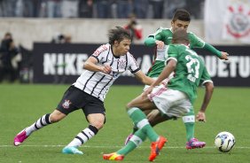 Durante o jogo entre Corinthians x Palmeiras, realizado esta tarde na Arena Corinthians, válido pela 12ª rodada do Campeonato Brasileiro de 2014