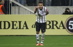 Durante o jogo entre Corinthians x Palmeiras, realizado esta tarde na Arena Corinthians, válido pela 12ª rodada do Campeonato Brasileiro de 2014