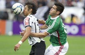 Durante o jogo entre Corinthians x Palmeiras, realizado esta tarde na Arena Corinthians, válido pela 12ª rodada do Campeonato Brasileiro de 2014
