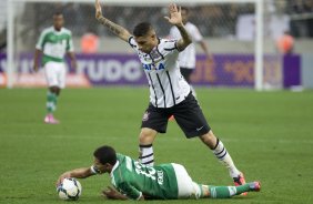 Durante o jogo entre Corinthians x Palmeiras, realizado esta tarde na Arena Corinthians, vlido pela 12 rodada do Campeonato Brasileiro de 2014