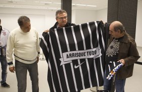 Nos vestirios antes do jogo entre Corinthians x Palmeiras, realizado esta tarde na Arena Corinthians, vlido pela 12 rodada do Campeonato Brasileiro de 2014