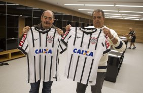 Nos vestirios antes do jogo entre Corinthians x Palmeiras, realizado esta tarde na Arena Corinthians, vlido pela 12 rodada do Campeonato Brasileiro de 2014