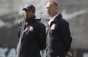 Durante o treino desta manh no CT Joaquim Grava, Parque Ecolgico do Tiete, zona leste de So Paulo. O prximo jogo da equipe ser domingo, dia 03/08, contra o Coritiba, no estdio Couto Pereira, jogo vlido pela 13 rodada do Campeonato Brasileiro de 2014