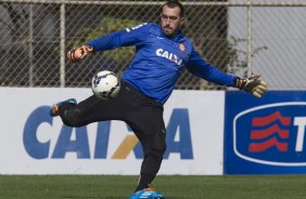 Durante o treino desta manh no CT Joaquim Grava, Parque Ecolgico do Tiete, zona leste de So Paulo. O prximo jogo da equipe ser domingo, dia 03/08, contra o Coritiba, no estdio Couto Pereira, jogo vlido pela 13 rodada do Campeonato Brasileiro de 2014