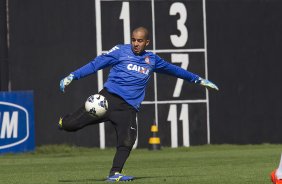 Durante o treino desta manh no CT Joaquim Grava, Parque Ecolgico do Tiete, zona leste de So Paulo. O prximo jogo da equipe ser domingo, dia 03/08, contra o Coritiba, no estdio Couto Pereira, jogo vlido pela 13 rodada do Campeonato Brasileiro de 2014