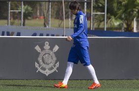 Durante o treino desta manh no CT Joaquim Grava, Parque Ecolgico do Tiete, zona leste de So Paulo. O prximo jogo da equipe ser domingo, dia 03/08, contra o Coritiba, no estdio Couto Pereira, jogo vlido pela 13 rodada do Campeonato Brasileiro de 2014