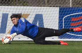 Durante o treino desta manh no CT Joaquim Grava, Parque Ecolgico do Tiete, zona leste de So Paulo. O prximo jogo da equipe ser domingo, dia 03/08, contra o Coritiba, no estdio Couto Pereira, jogo vlido pela 13 rodada do Campeonato Brasileiro de 2014