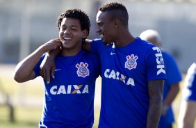 Durante o treino desta tarde no CT Joaquim Grava, Parque Ecolgico do Tiete, zona leste de So Paulo. O prximo jogo da equipe ser domingo, dia 03/08, contra o Coritiba, no estdio Couto Pereira, jogo vlido pela 13 rodada do Campeonato Brasileiro de 2014