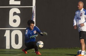 Durante o treino desta tarde no CT Joaquim Grava, Parque Ecolgico do Tiete, zona leste de So Paulo. O prximo jogo da equipe ser domingo, dia 03/08, contra o Coritiba, no estdio Couto Pereira, jogo vlido pela 13 rodada do Campeonato Brasileiro de 2014