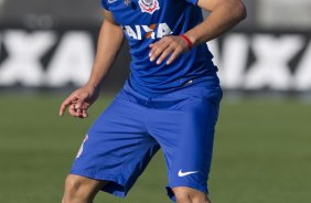 Durante o treino desta tarde no CT Joaquim Grava, Parque Ecolgico do Tiete, zona leste de So Paulo. O prximo jogo da equipe ser domingo, dia 03/08, contra o Coritiba, no estdio Couto Pereira, jogo vlido pela 13 rodada do Campeonato Brasileiro de 2014