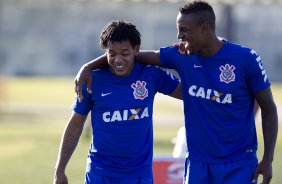 Durante o treino desta tarde no CT Joaquim Grava, Parque Ecolgico do Tiete, zona leste de So Paulo. O prximo jogo da equipe ser domingo, dia 03/08, contra o Coritiba, no estdio Couto Pereira, jogo vlido pela 13 rodada do Campeonato Brasileiro de 2014