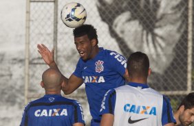 Durante o treino desta tarde no CT Joaquim Grava, Parque Ecolgico do Tiete, zona leste de So Paulo. O prximo jogo da equipe ser domingo, dia 03/08, contra o Coritiba, no estdio Couto Pereira, jogo vlido pela 13 rodada do Campeonato Brasileiro de 2014