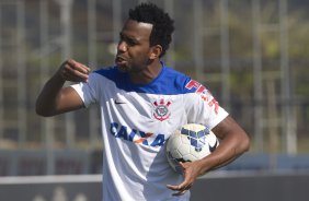 Durante o treino desta manh no CT Joaquim Grava, Parque Ecolgico do Tiete, zona leste de So Paulo. O prximo jogo da equipe ser amanh, domingo, dia 03/08, contra o Coritiba, no estdio Couto Pereira, jogo vlido pela 13 rodada do Campeonato Brasileiro de 2014
