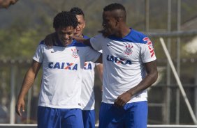 Durante o treino desta manh no CT Joaquim Grava, Parque Ecolgico do Tiete, zona leste de So Paulo. O prximo jogo da equipe ser amanh, domingo, dia 03/08, contra o Coritiba, no estdio Couto Pereira, jogo vlido pela 13 rodada do Campeonato Brasileiro de 2014