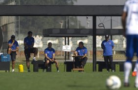 Durante o treino desta manh no CT Joaquim Grava, Parque Ecolgico do Tiete, zona leste de So Paulo. O prximo jogo da equipe ser amanh, domingo, dia 03/08, contra o Coritiba, no estdio Couto Pereira, jogo vlido pela 13 rodada do Campeonato Brasileiro de 2014