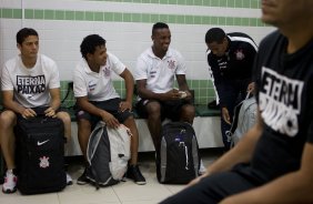 Nos vestiários antes do jogo entre Coritiba x Corinthians realizado esta tarde no estádio Couto Pereira, em Curitiba, válido pela 13ª rodada do Campeonato Brasileiro de 2014