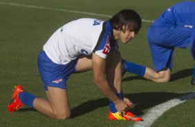 Durante o treino desta tarde no CT Joaquim Grava, Parque Ecolgico do Tiete, zona leste de So Paulo. O prximo jogo da equipe ser amanh, quarta-feira, dia 06/08, contra o Bahia/BA, na Arena Fonte Nova, jogo da volta, vlido pela Copa do Brasil 2014