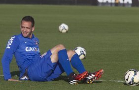 Durante o treino desta tarde no CT Joaquim Grava, Parque Ecolgico do Tiete, zona leste de So Paulo. O prximo jogo da equipe ser amanh, quarta-feira, dia 06/08, contra o Bahia/BA, na Arena Fonte Nova, jogo da volta, vlido pela Copa do Brasil 2014