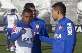 Durante o treino desta tarde no CT Joaquim Grava, Parque Ecolgico do Tiete, zona leste de So Paulo. O prximo jogo da equipe ser amanh, quarta-feira, dia 06/08, contra o Bahia/BA, na Arena Fonte Nova, jogo da volta, vlido pela Copa do Brasil 2014
