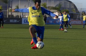 Durante o treino desta tarde no CT Joaquim Grava, Parque Ecolgico do Tiete, zona leste de So Paulo. O prximo jogo da equipe ser amanh, quarta-feira, dia 06/08, contra o Bahia/BA, na Arena Fonte Nova, jogo da volta, vlido pela Copa do Brasil 2014