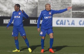 Durante o treino desta tarde no CT Joaquim Grava, Parque Ecolgico do Tiete, zona leste de So Paulo. O prximo jogo da equipe ser amanh, quarta-feira, dia 06/08, contra o Bahia/BA, na Arena Fonte Nova, jogo da volta, vlido pela Copa do Brasil 2014