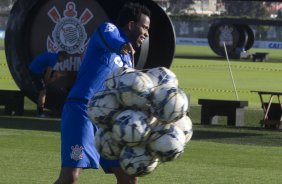 Durante o treino desta tarde no CT Joaquim Grava, Parque Ecolgico do Tiete, zona leste de So Paulo. O prximo jogo da equipe ser amanh, quarta-feira, dia 06/08, contra o Bahia/BA, na Arena Fonte Nova, jogo da volta, vlido pela Copa do Brasil 2014