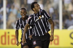 Durante o jogo entre Santos x Corinthians realizado esta tarde na Vila Belmiro, vlido pela 14 rodada do Campeonato Brasileiro de 2014