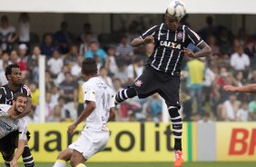 Durante o jogo entre Santos x Corinthians realizado esta tarde na Vila Belmiro, vlido pela 14 rodada do Campeonato Brasileiro de 2014