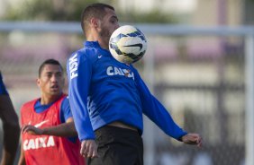 Durante o treino desta tarde no CT Joaquim Grava, Parque Ecolgico do Tiete, zona leste de So Paulo. O prximo jogo da equipe ser amanh, sbado, dia 16/08, contra o Bahia/BA, na Arena Corinthians,valido pela 15 rodada do Campeonato Brasileiro de 2014