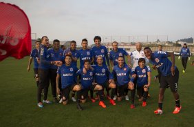 Durante o treino desta tarde no CT Joaquim Grava, Parque Ecolgico do Tiete, zona leste de So Paulo. O prximo jogo da equipe ser amanh, sbado, dia 16/08, contra o Bahia/BA, na Arena Corinthians,valido pela 15 rodada do Campeonato Brasileiro de 2014