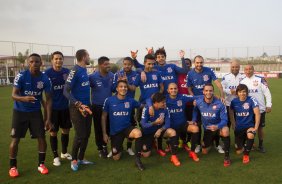 Durante o treino desta tarde no CT Joaquim Grava, Parque Ecolgico do Tiete, zona leste de So Paulo. O prximo jogo da equipe ser amanh, sbado, dia 16/08, contra o Bahia/BA, na Arena Corinthians,valido pela 15 rodada do Campeonato Brasileiro de 2014