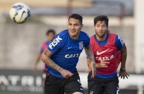 Durante o treino desta tarde no CT Joaquim Grava, Parque Ecolgico do Tiete, zona leste de So Paulo. O prximo jogo da equipe ser amanh, sbado, dia 16/08, contra o Bahia/BA, na Arena Corinthians,valido pela 15 rodada do Campeonato Brasileiro de 2014