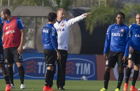 Durante o treino desta tarde no CT Joaquim Grava, Parque Ecolgico do Tiete, zona leste de So Paulo. O prximo jogo da equipe ser amanh, sbado, dia 16/08, contra o Bahia/BA, na Arena Corinthians,valido pela 15 rodada do Campeonato Brasileiro de 2014